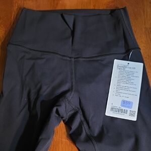 lululemon athletica Black Wunder Under HR Tight 25"